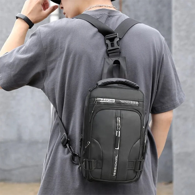 Crossbody Bags Men Multifunctional Backpack Shoulder Chest Bags - Clothing Personality