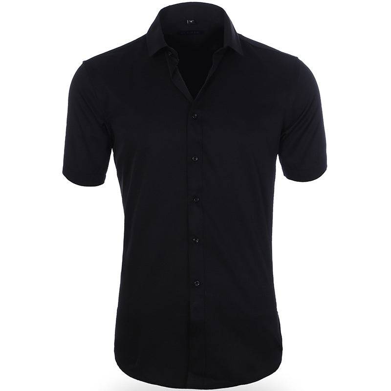 Men's No Iron Casual Polyester Shirt - Clothing Personality