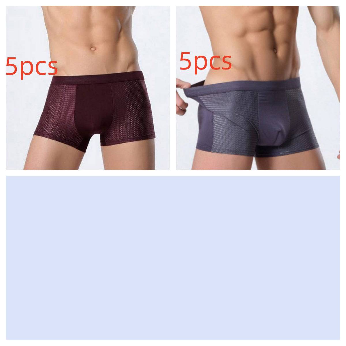 Men's Mesh Strand Air Breathable Summer Ice Silk Shorts - Clothing Personality