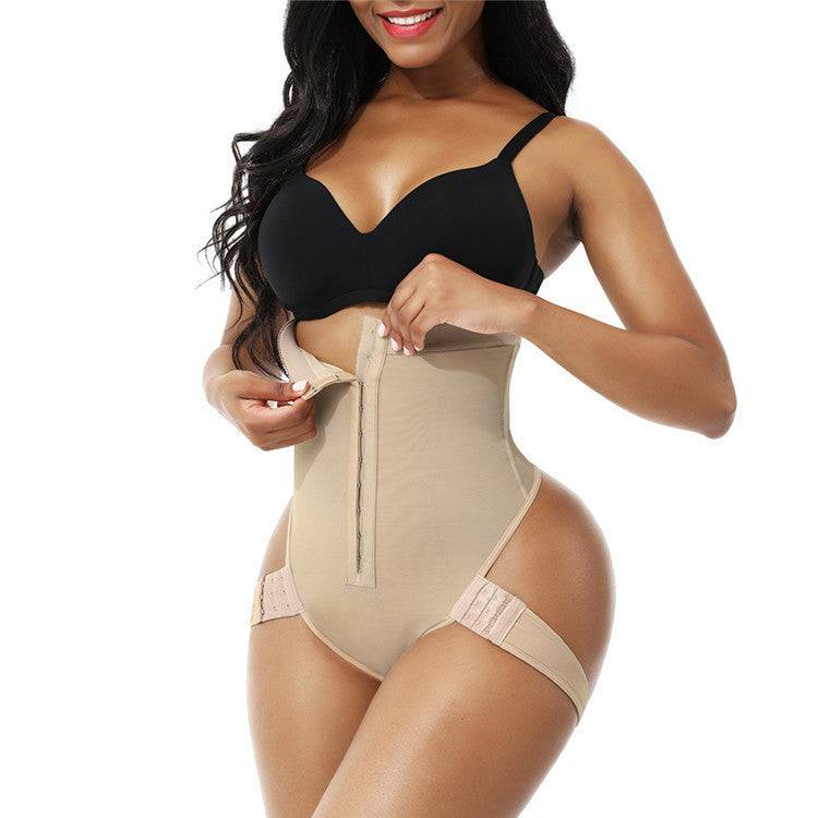 Tummy Tuck Waist-breasted Hip-lifting Trousers - Clothing Personality