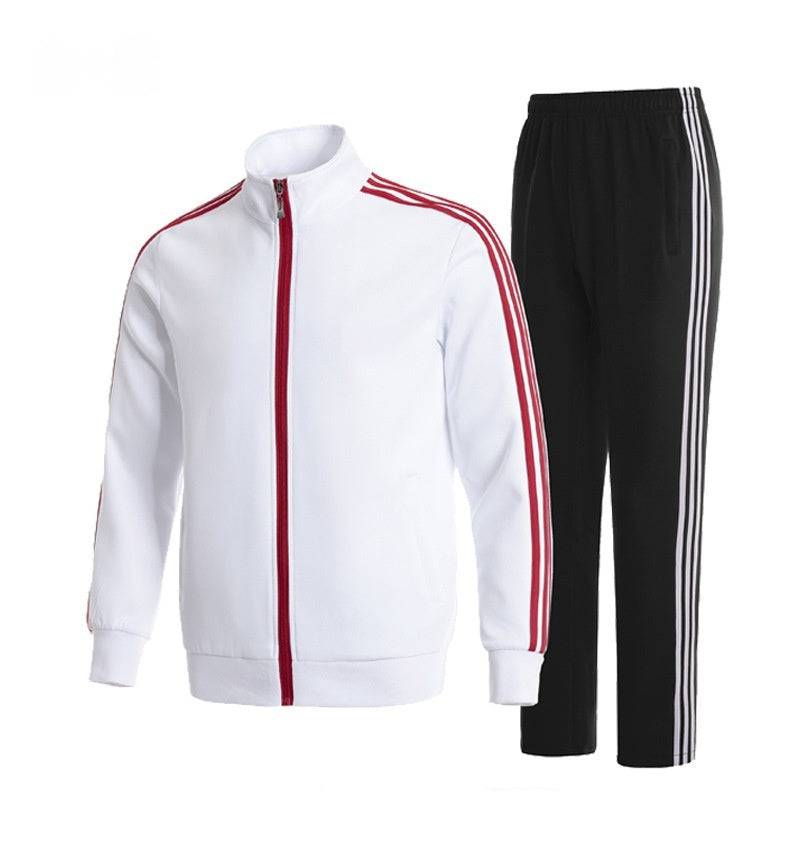 Three Bars Casual Long Sleeve Coat Plus Size Sportswear - Clothing Personality