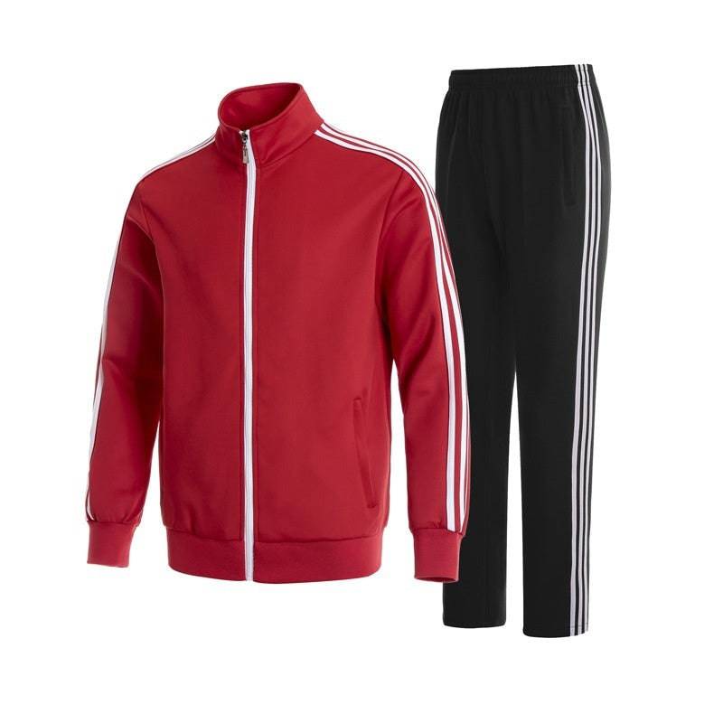 Three Bars Casual Long Sleeve Coat Plus Size Sportswear - Clothing Personality