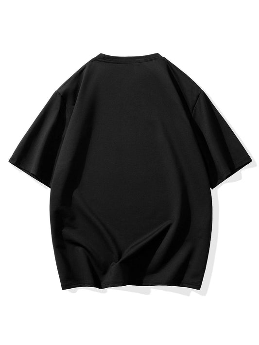 Never Give Up Printed T-shirts, Men's T-shirts, Summer Casual Short Sleeved T-shirts - Clothing Personality