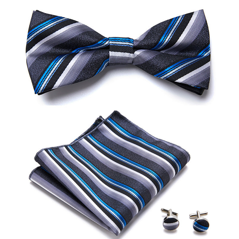Three Piece Set Of Stylish Bow Ties - Clothing Personality