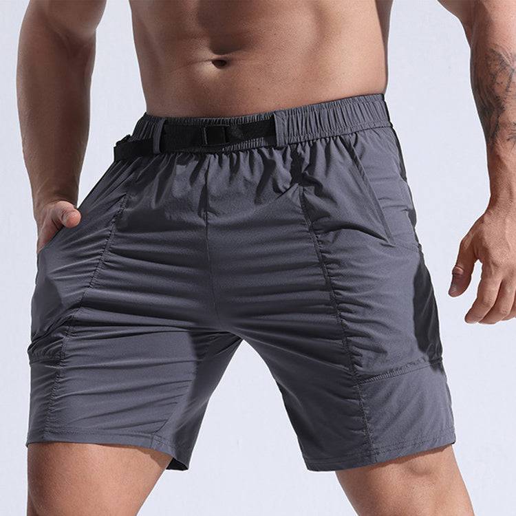 Athletic Shorts For Men With Pockets And Elastic Waistband Cargo Shorts - Clothing Personality
