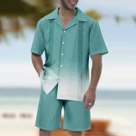Fashion Printed Shirt 3D Men's Suit - Clothing Personality