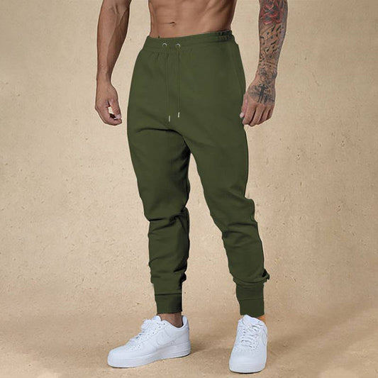 European And American Ankle-tied Men's Fitness Casual Pants - Clothing Personality