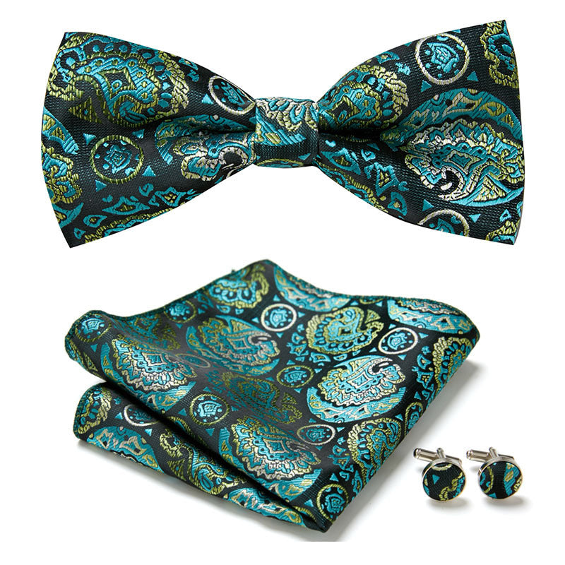 Three Piece Set Of Stylish Bow Ties - Clothing Personality