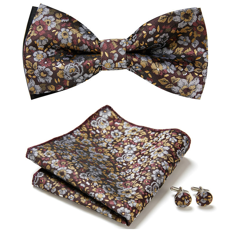 Three Piece Set Of Stylish Bow Ties - Clothing Personality