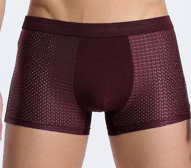 Men's Mesh Strand Air Breathable Summer Ice Silk Shorts - Clothing Personality