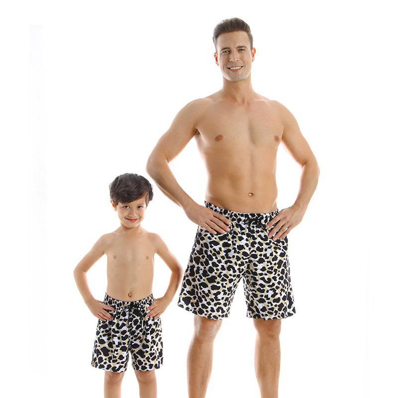 New Style Parent Child Swimwear Quick Drying Beach Pants - Clothing Personality