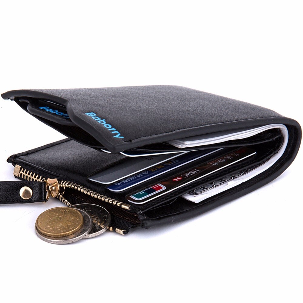 Men Wallets Coin Purse Men's wallet Male Money Purses Soft Card Case New classic Solid Pattern Designer wallet