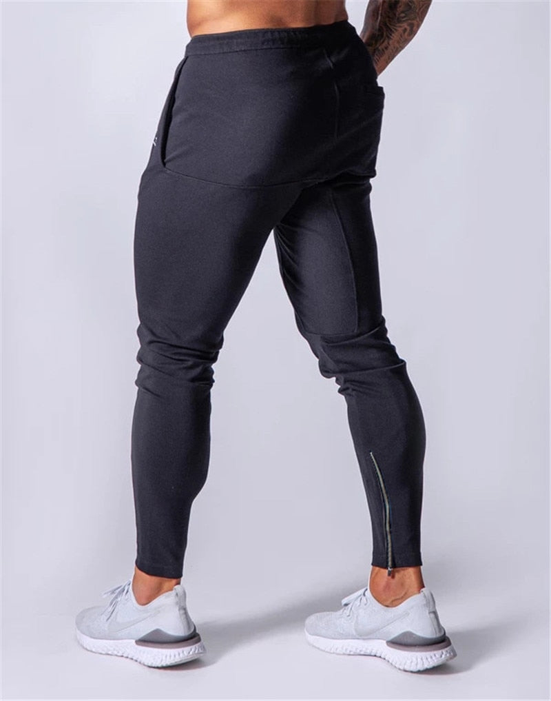 New Jogging Pants Men Sport Sweatpants Running Pants GYM Pants Men Joggers Cotton Trackpants Slim Fit Pants Bodybuilding Trouser