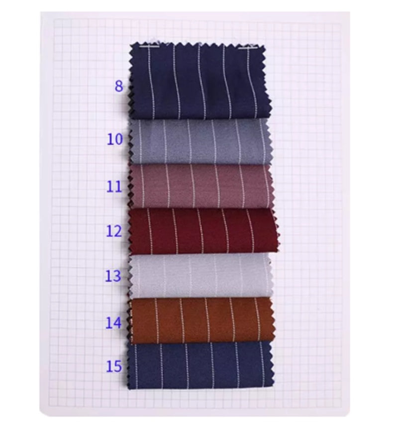 Men's Pin Striped Suit Business casual suit men's three-piece suit - Clothing Personality