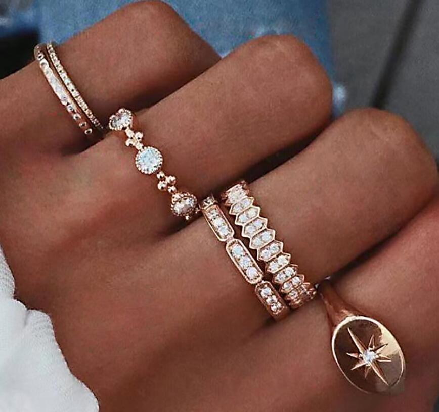 Enchanting Solstice Ring Set - Clothing Personality
