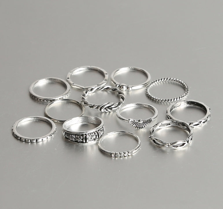 Enchanting Solstice Ring Set - Clothing Personality