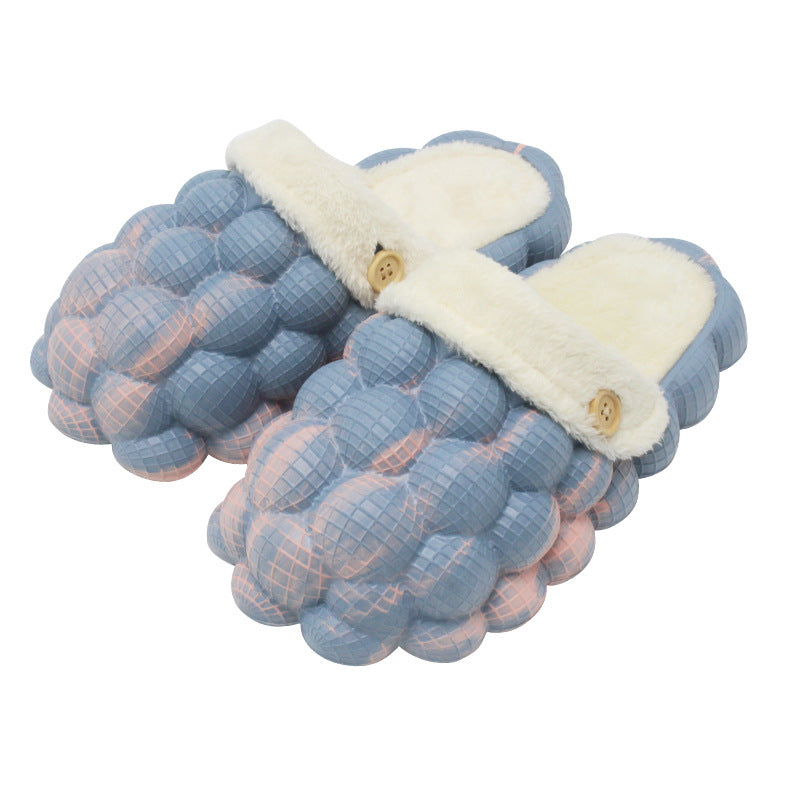 Bubble Fur Lined Slippers 