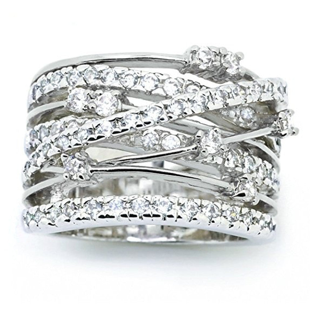 Cross color separation ring - Clothing Personality