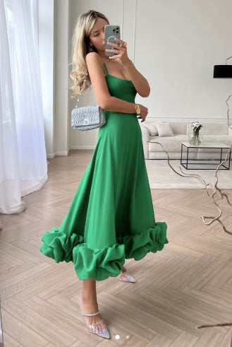 Fashion Flower Swing Three-dimensional Flower A- Line Skirt Womens Clothing - Clothing Personality