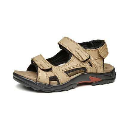 Outdoor Sandals Beach Leather Roman Sandals - Clothing Personality