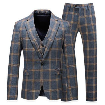 Men's Business Wedding Dress Suit Set - Clothing Personality