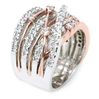 Cross color separation ring - Clothing Personality