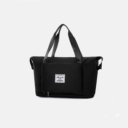Foldable Storage Travel Bag Waterproof Large Capacity Gym Fitness Bag Weekender Overnight For Women - Clothing Personality