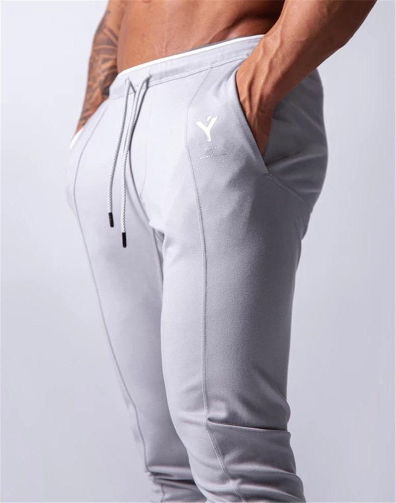 New Jogging Pants Men Sport Sweatpants Running Pants GYM Pants Men Joggers Cotton Trackpants Slim Fit Pants Bodybuilding Trouser