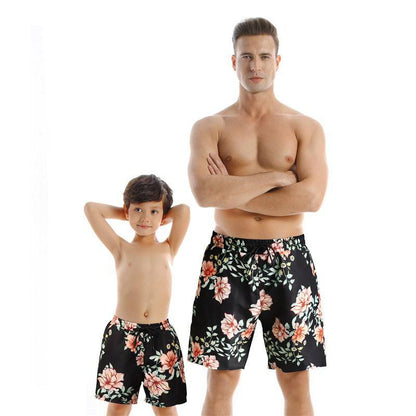 New Style Parent Child Swimwear Quick Drying Beach Pants - Clothing Personality