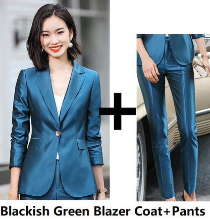 Acetate Suit Suit Female High Sense Professional Wear - Clothing Personality