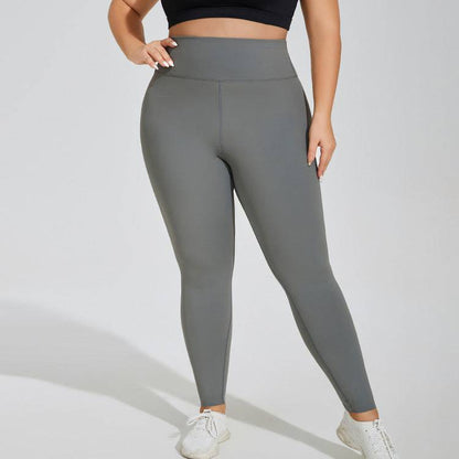 Plus Size Yoga Pants High Waist Hip Lift Seamless Cloud Sense Women's Fitness Exercise - Clothing Personality