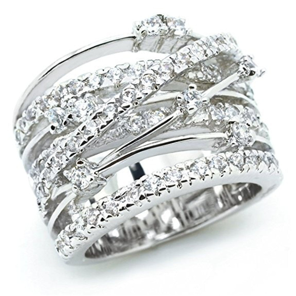 Cross color separation ring - Clothing Personality