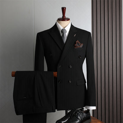 Double Breasted Suit Suit Men's Suits - Clothing Personality