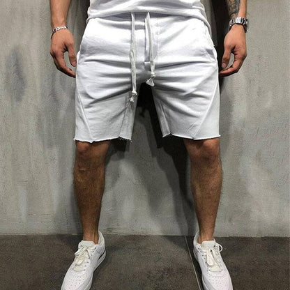 summer mens gym sports sport grey shorts for men - Clothing Personality