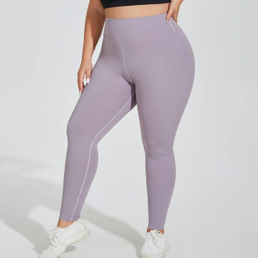 Plus Size Yoga Pants High Waist Hip Lift Seamless Cloud Sense Women's Fitness Exercise - Clothing Personality