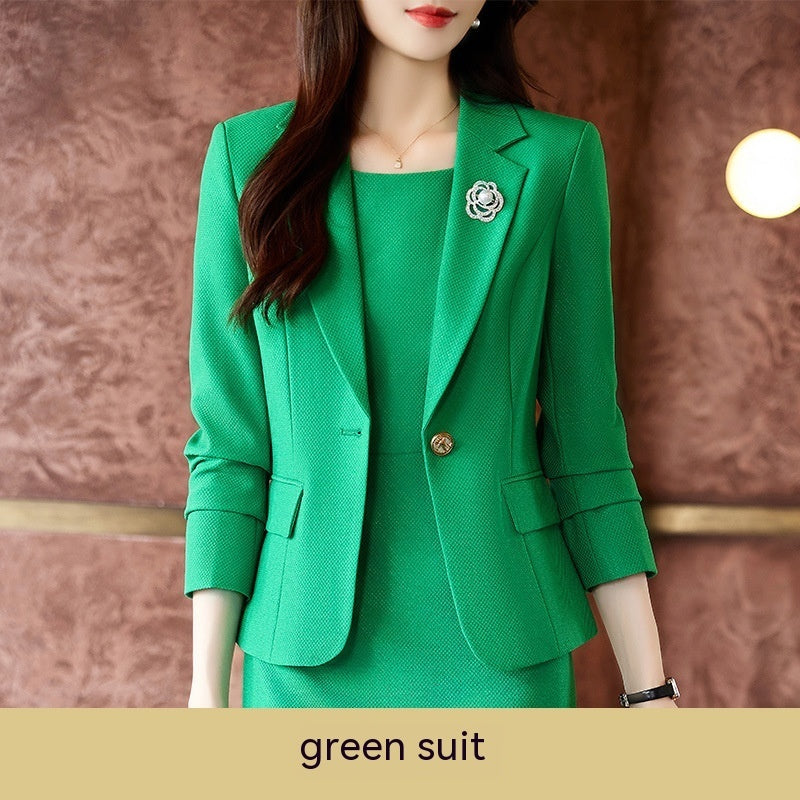 Women's Goddess Style High Quality Professional Tailored Suit Jumpsuit Skirt