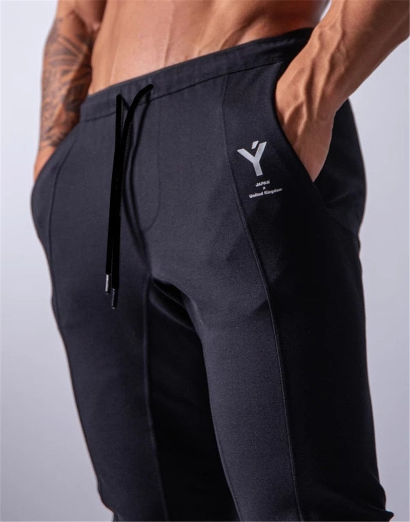 New Jogging Pants Men Sport Sweatpants Running Pants GYM Pants Men Joggers Cotton Trackpants Slim Fit Pants Bodybuilding Trouser