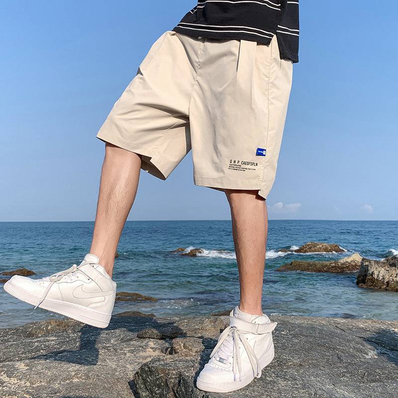 Ice Silk Shorts Summer Thin Quick-drying Casual Pants Men's Beach Basketball Sports Pants - Clothing Personality