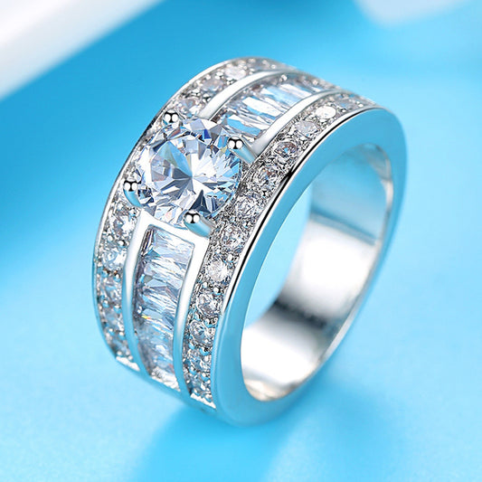 Fashion Jewelry Trend Zirconia Claw Heart Arrow Female Adjustable Size Ring Vintage Party Rings Fashion Jewelry Clothing Personality 