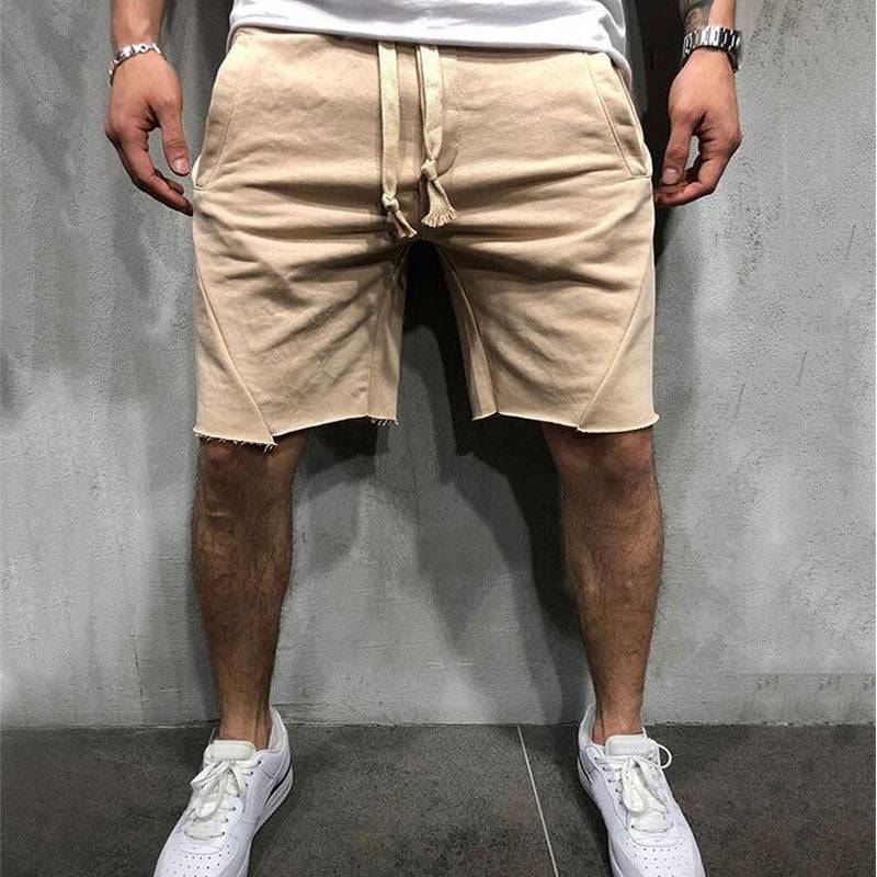 summer mens gym sports sport grey shorts for men - Clothing Personality