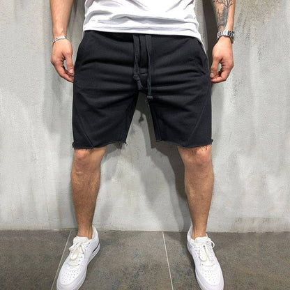 summer mens gym sports sport grey shorts for men - Clothing Personality
