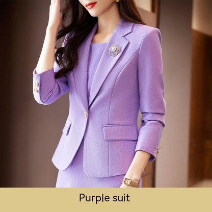 Women's Goddess Style High Quality Professional Tailored Suit Jumpsuit Skirt