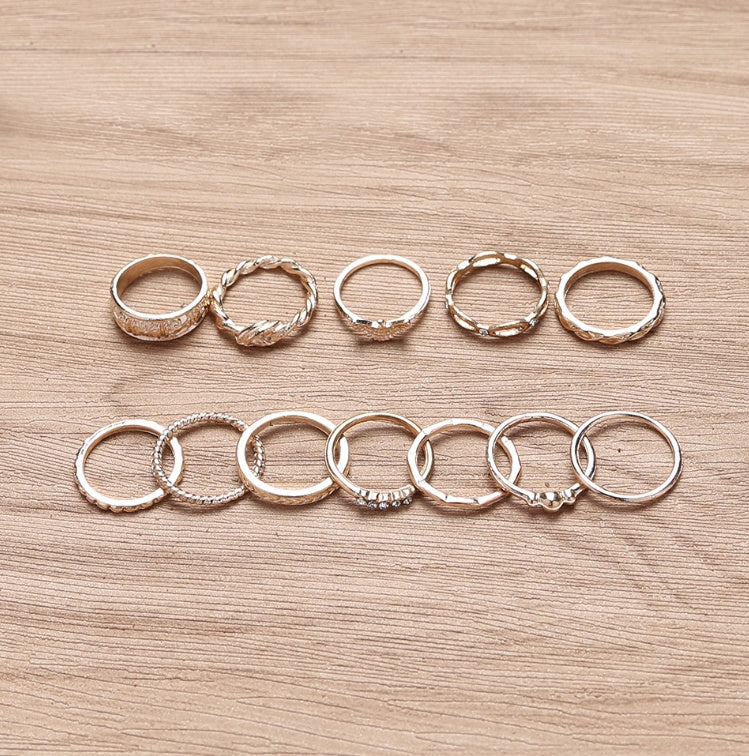 Enchanting Solstice Ring Set - Clothing Personality