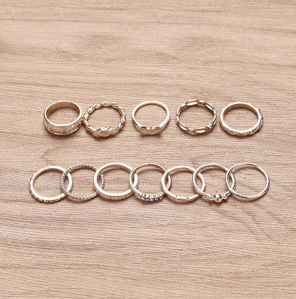 Enchanting Solstice Ring Set - Clothing Personality