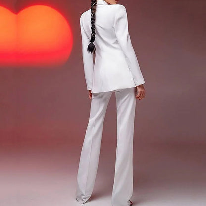 Women's Solid Color Fashion Temperament Business Suit