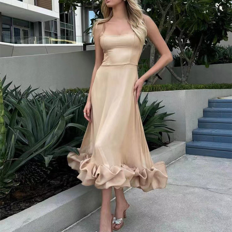 Fashion Flower Swing Three-dimensional Flower A- Line Skirt Womens Clothing - Clothing Personality