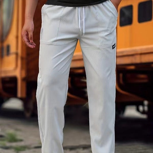 Spring And Autumn Men's Comfort And Casual Trousers Loose All-matching - Clothing Personality