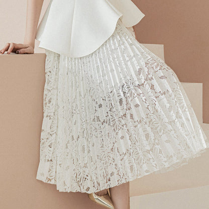 One-shoulder Asymmetric Long Suit Dinner Party White Dress Skirt Women - Clothing Personality