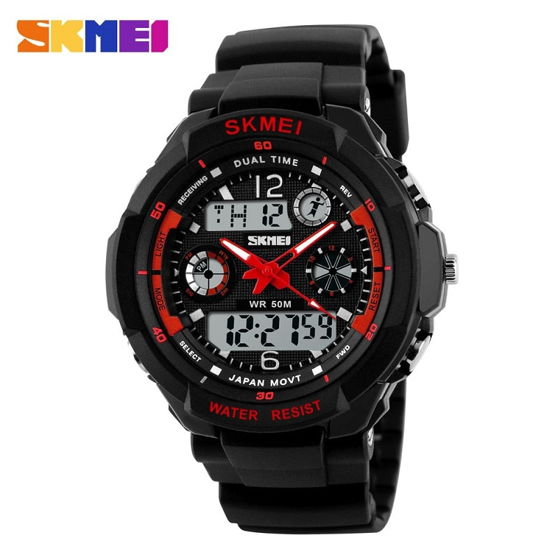 Skmei Shock Fashion Men Sports Watches Analog Quartz Digital Watch Multifunctional Military Watch Men Relogio Masculino