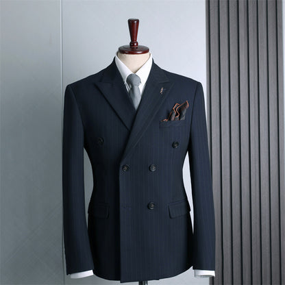 Double Breasted Suit Suit Men's Suits - Clothing Personality